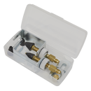 Sealey VSAC135 13pc Air Conditioning Pressure Test Connector Kit