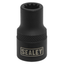 Sealey VSE0490 3/8"Sq Drive 8mm Brake Caliper Socket, 11-Point Profile