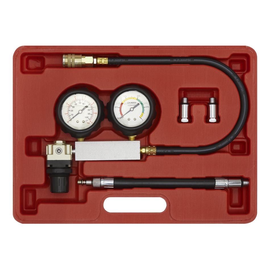 Sealey VSE2020 Petrol Engine Cylinder Leakage Tester - 2-Gauge