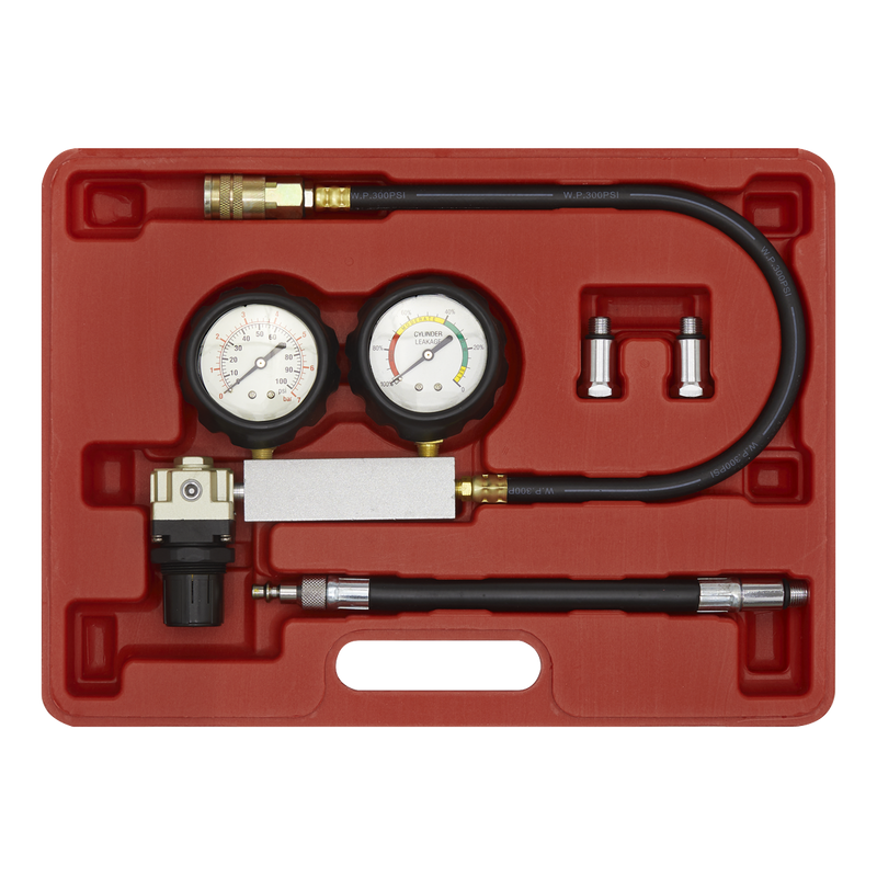 Sealey VSE2020 Petrol Engine Cylinder Leakage Tester - 2-Gauge