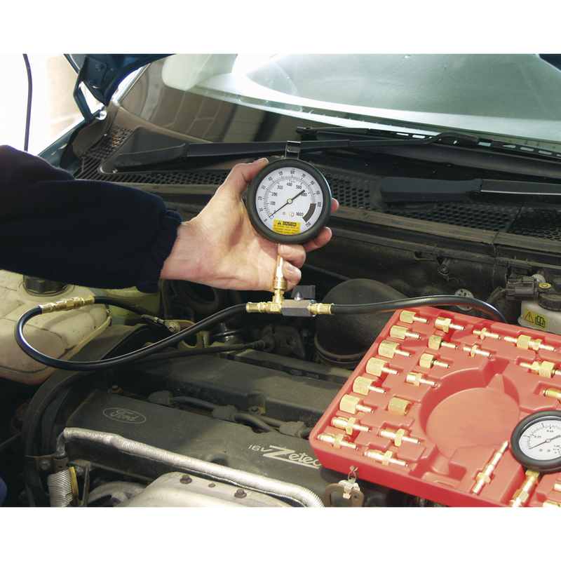 Sealey VSE210 Fuel Injection Pressure Test Kit