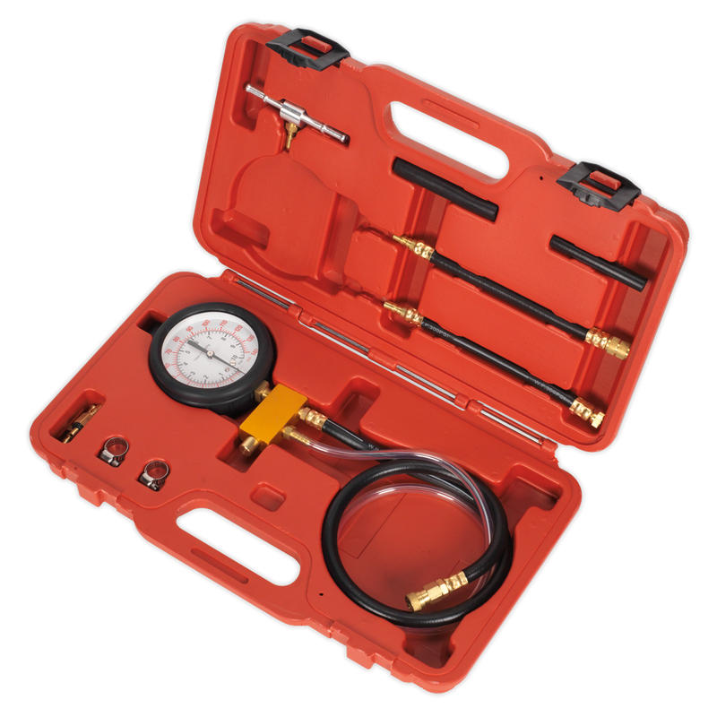 Sealey VSE211 Fuel Injection Pressure Test Kit - Test Port