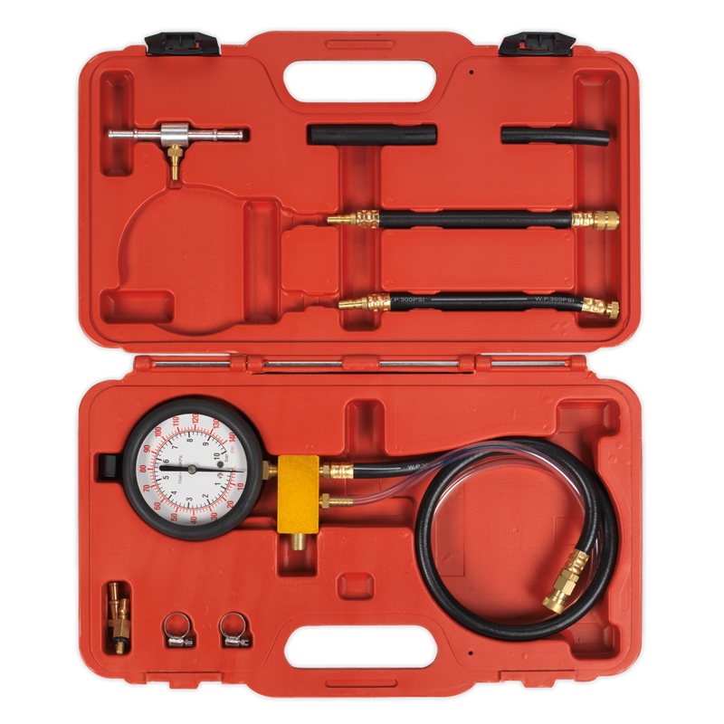 Sealey VSE211 Fuel Injection Pressure Test Kit - Test Port