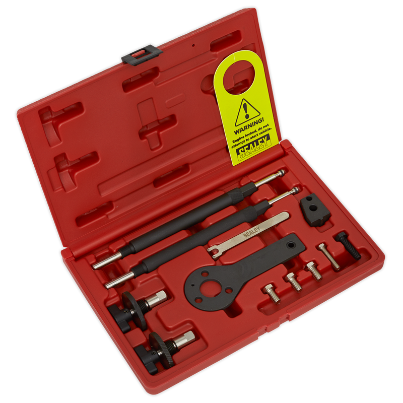 Sealey VSE2511A Petrol Engine Timing Tool Kit - for Alfa Romeo, Fiat, Lancia - 1.2, 1.4 16v, 1.4 T-Jet - Belt Drive