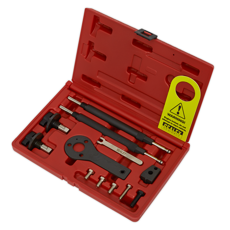 Sealey VSE2511A Petrol Engine Timing Tool Kit - for Alfa Romeo, Fiat, Lancia - 1.2, 1.4 16v, 1.4 T-Jet - Belt Drive