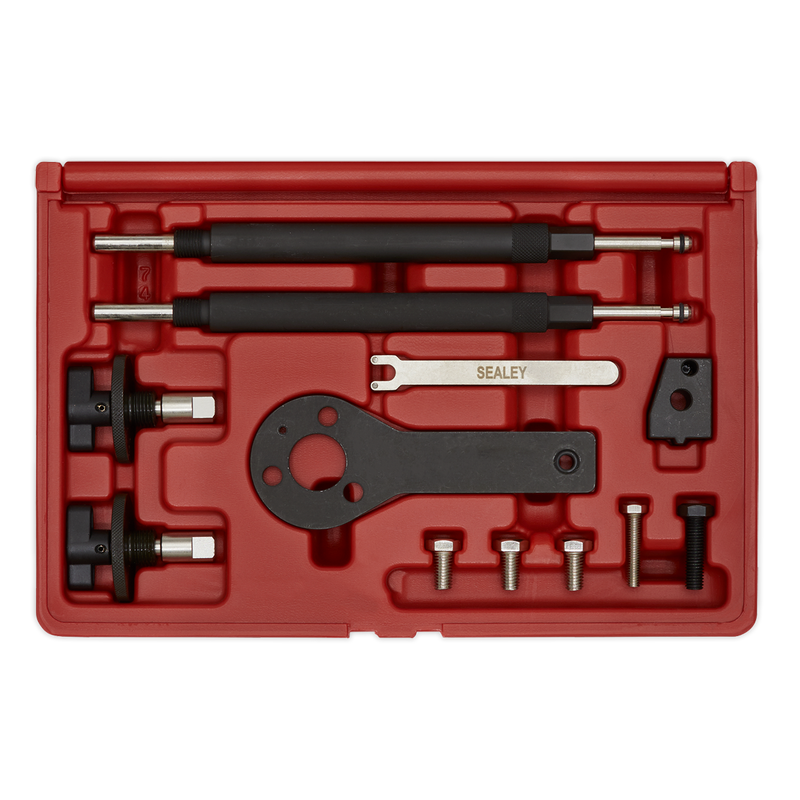 Sealey VSE2511A Petrol Engine Timing Tool Kit - for Alfa Romeo, Fiat, Lancia - 1.2, 1.4 16v, 1.4 T-Jet - Belt Drive