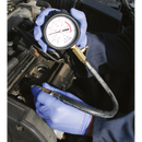 Sealey VSE300D 6pc Petrol Engine Compression Tester - Deluxe Kit