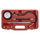 Sealey VSE300D 6pc Petrol Engine Compression Tester - Deluxe Kit