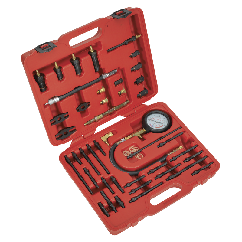Sealey VSE3155 Master Compression Test Kit - Diesel & Petrol
