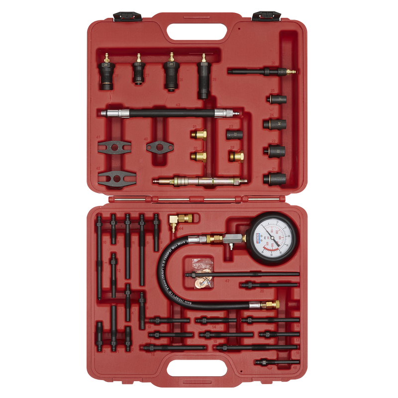 Sealey VSE3155 Master Compression Test Kit - Diesel & Petrol