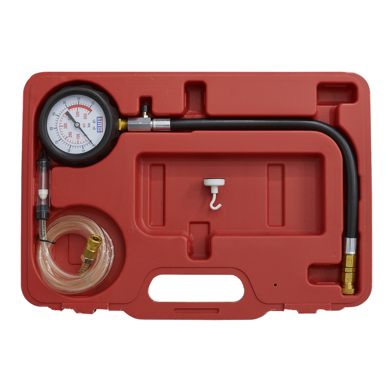 Sealey VSE3157 Diesel Compression Gauge, Hose & TDC Base Kit