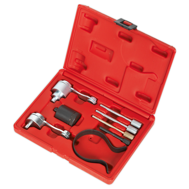 Sealey VSE5000A Diesel Engine Timing Tool Kit - for Citroen, Jaguar, Land Rover, Peugeot 2.7D, 3.0D - Belt Drive