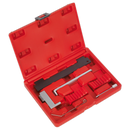 Sealey VSE5006 Petrol Engine Timing Tool Kit - for Alfa Romeo, Fiat, GM, Saab, Chevrolet - 1.4, 1.6, 1.8 Twinport - Belt Drive