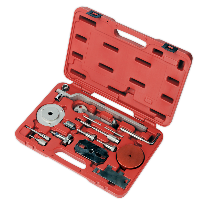 Sealey VSE5036 Diesel Engine Timing Tool Kit for Fiat, Ford, Iveco, PSA - 2.2D, 2.3D, 3.0D - Belt/Chain Drive