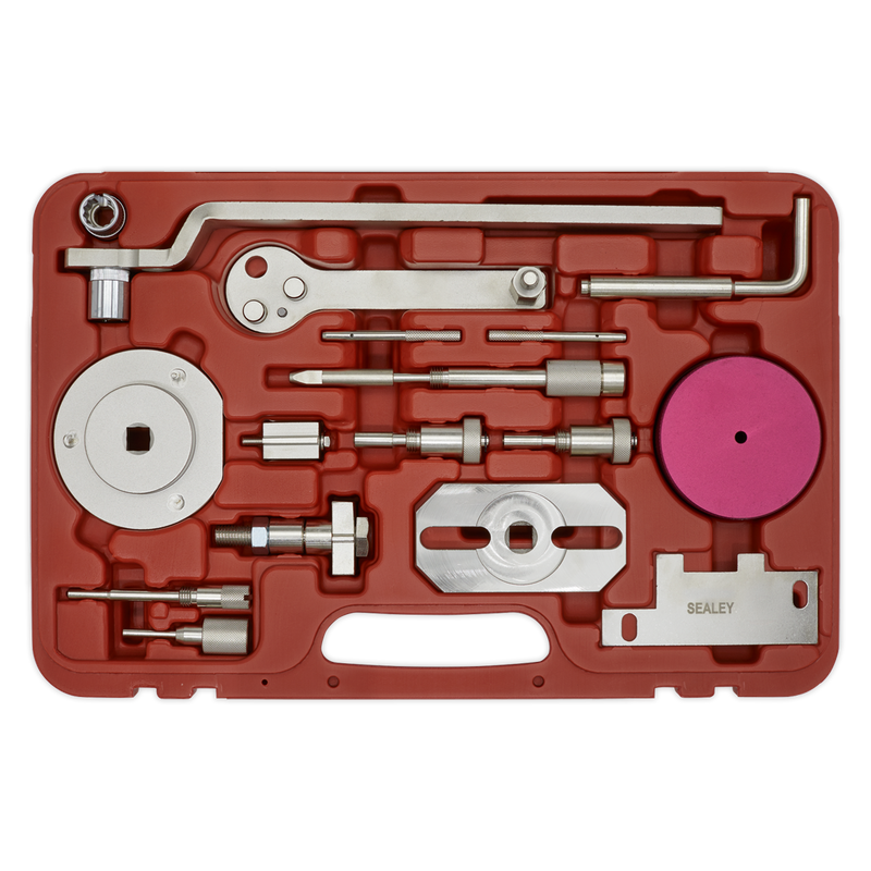Sealey VSE5036 Diesel Engine Timing Tool Kit for Fiat, Ford, Iveco, PSA - 2.2D, 2.3D, 3.0D - Belt/Chain Drive
