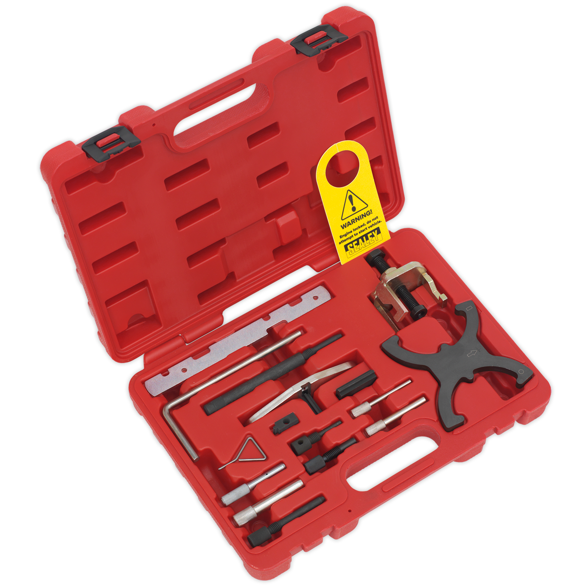 Sealey VSE5042A Diesel/Petrol Engine Timing Tool Combination Kit - for Ford, PSA - Belt/Chain Drive