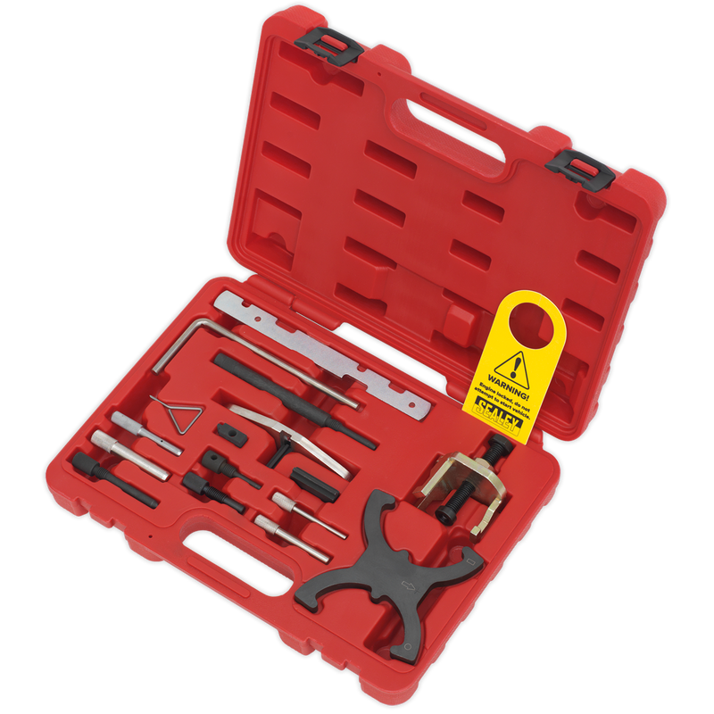 Sealey VSE5042A Diesel/Petrol Engine Timing Tool Combination Kit - for Ford, PSA - Belt/Chain Drive