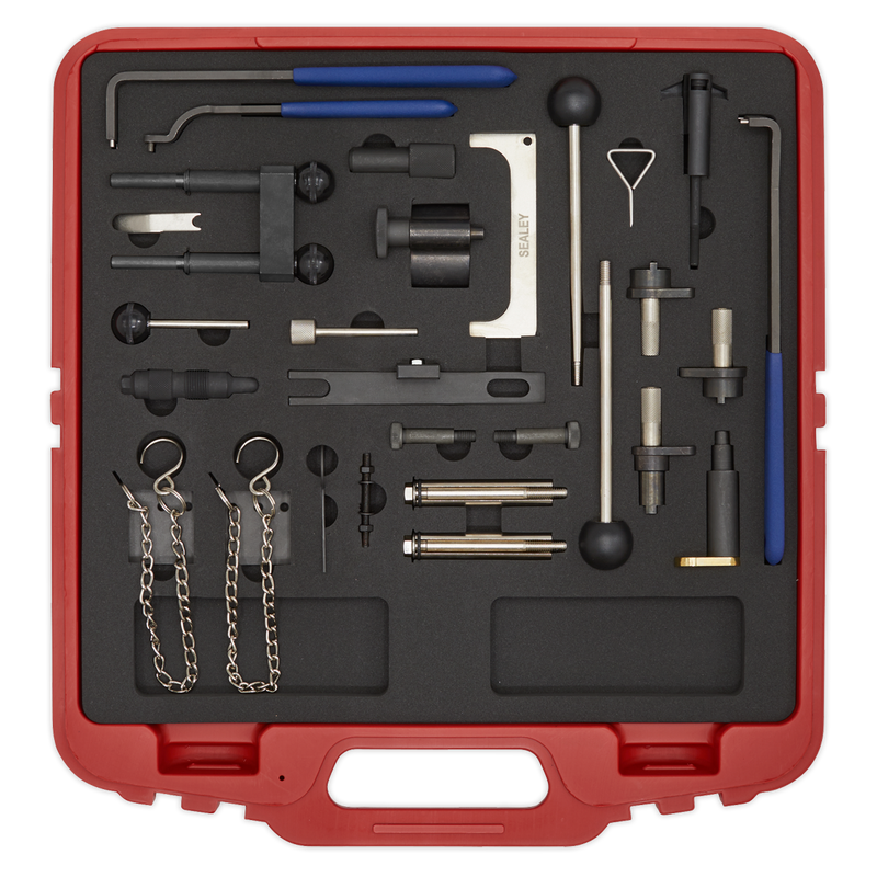 Sealey VSE5044 Diesel/Petrol Engine Timing Tool Master Kit - for VAG - Belt/Chain Drive
