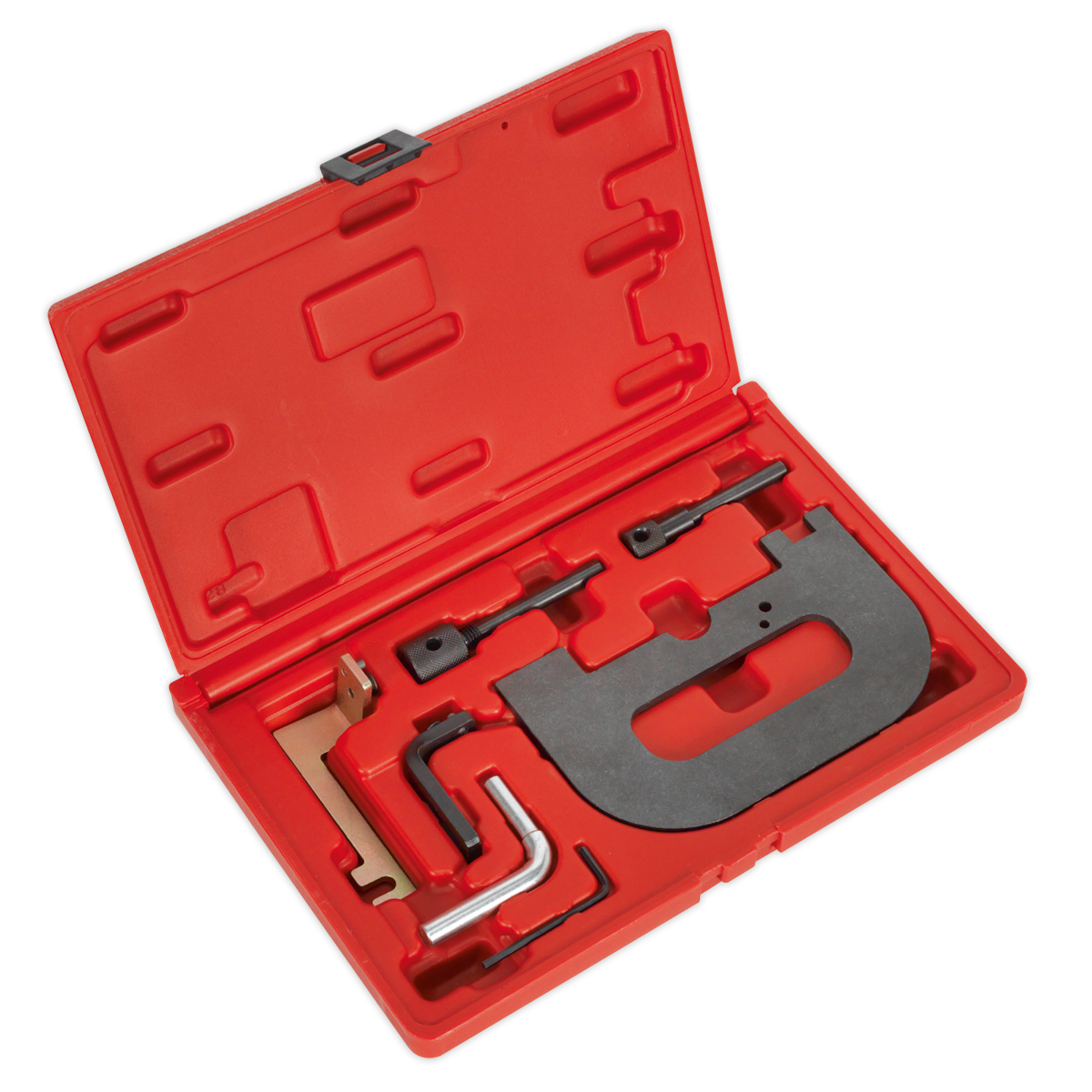 Sealey VSE5071A Petrol Engine Timing Tool Kit - for Renault, Nissan, GM, Dacia 1.4, 1.6, 1.8, 2.0 K4J/K4M/F4P/F4R(t) - Belt Drive