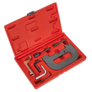 Sealey VSE5071A Petrol Engine Timing Tool Kit - for Renault, Nissan, GM, Dacia 1.4, 1.6, 1.8, 2.0 K4J/K4M/F4P/F4R(t) - Belt Drive