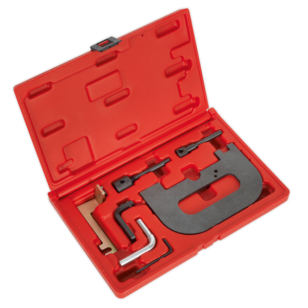 Sealey VSE5071A Petrol Engine Timing Tool Kit - for Renault, Nissan, GM, Dacia 1.4, 1.6, 1.8, 2.0 K4J/K4M/F4P/F4R(t) - Belt Drive