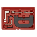 Sealey VSE5071A Petrol Engine Timing Tool Kit - for Renault, Nissan, GM, Dacia 1.4, 1.6, 1.8, 2.0 K4J/K4M/F4P/F4R(t) - Belt Drive