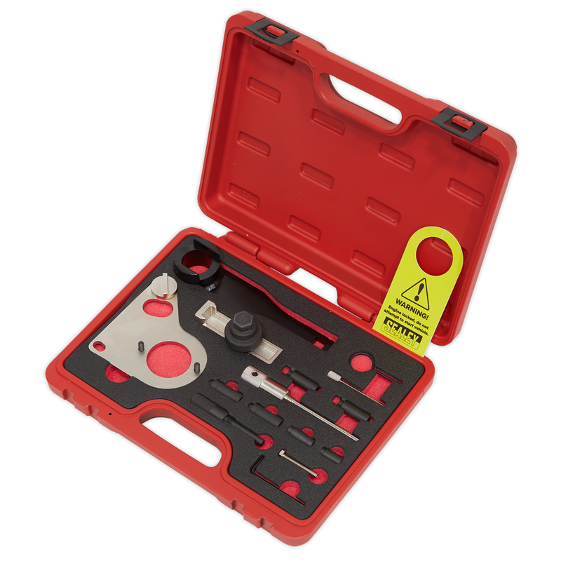 Sealey VSE5086A Diesel Engine Timing Tool Kit - for Renault, Mercedes, Nissan, GM 1.6D, 2.0, 2.3 dCi/CDTi - Chain Drive