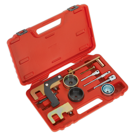 Sealey VSE5871A Diesel Engine Timing Tool Kit - for Renault, Nissan, Suzuki, Mitsubishi, Dacia GM 1.5D, 1.9D, 2.2D, 2.5D - Belt Drive