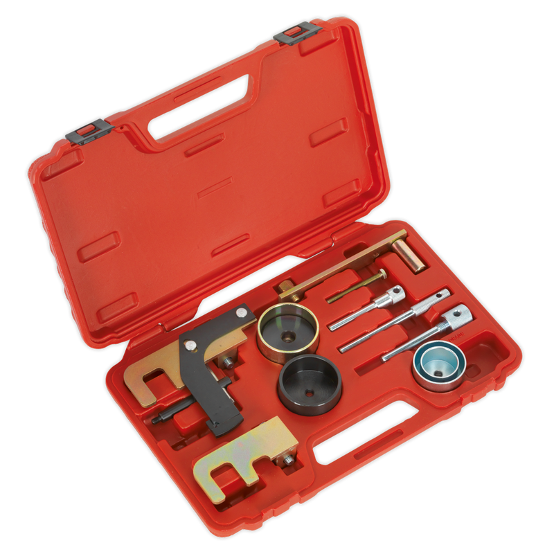 Sealey VSE5871A Diesel Engine Timing Tool Kit - for Renault, Nissan, Suzuki, Mitsubishi, Dacia GM 1.5D, 1.9D, 2.2D, 2.5D - Belt Drive