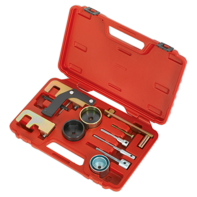 Sealey VSE5871A Diesel Engine Timing Tool Kit - for Renault, Nissan, Suzuki, Mitsubishi, Dacia GM 1.5D, 1.9D, 2.2D, 2.5D - Belt Drive