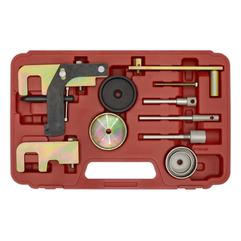 Sealey VSE5871A Diesel Engine Timing Tool Kit - for Renault, Nissan, Suzuki, Mitsubishi, Dacia GM 1.5D, 1.9D, 2.2D, 2.5D - Belt Drive