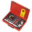 Sealey VSE5941 Diesel Engine Timing Tool Kit - for Ford, Mazda, PSA 1.4, 1.5, 1.6, 1.8, 2.0 TDCi/HDi - Belt Drive