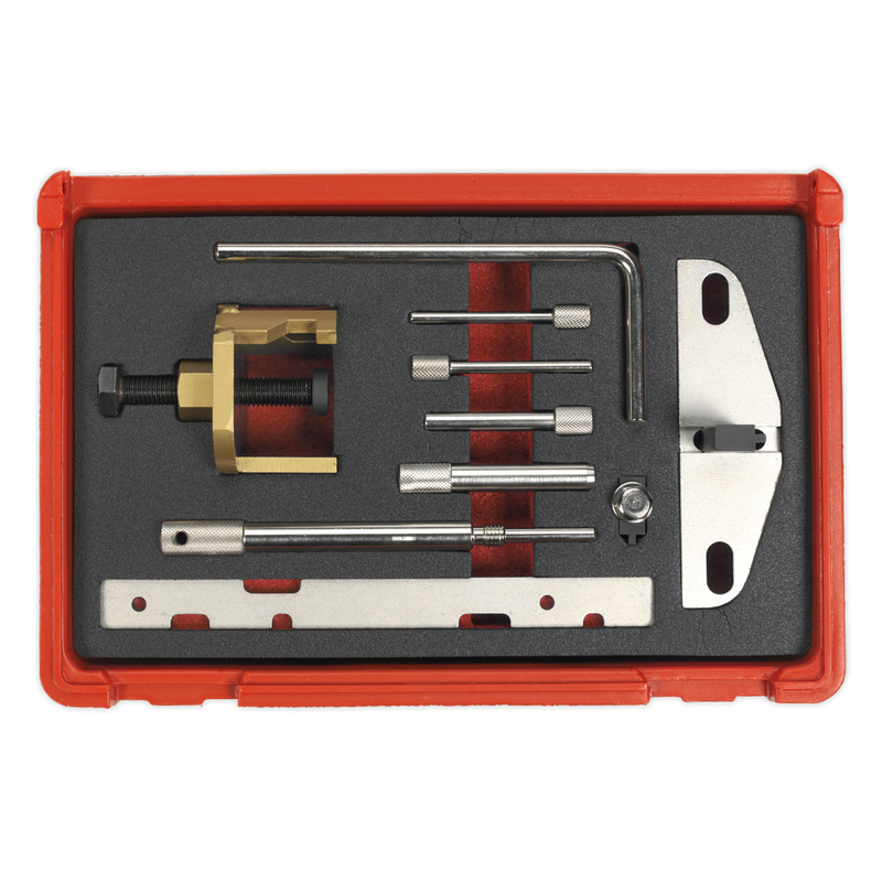 Sealey VSE5941 Diesel Engine Timing Tool Kit - for Ford, Mazda, PSA 1.4, 1.5, 1.6, 1.8, 2.0 TDCi/HDi - Belt Drive