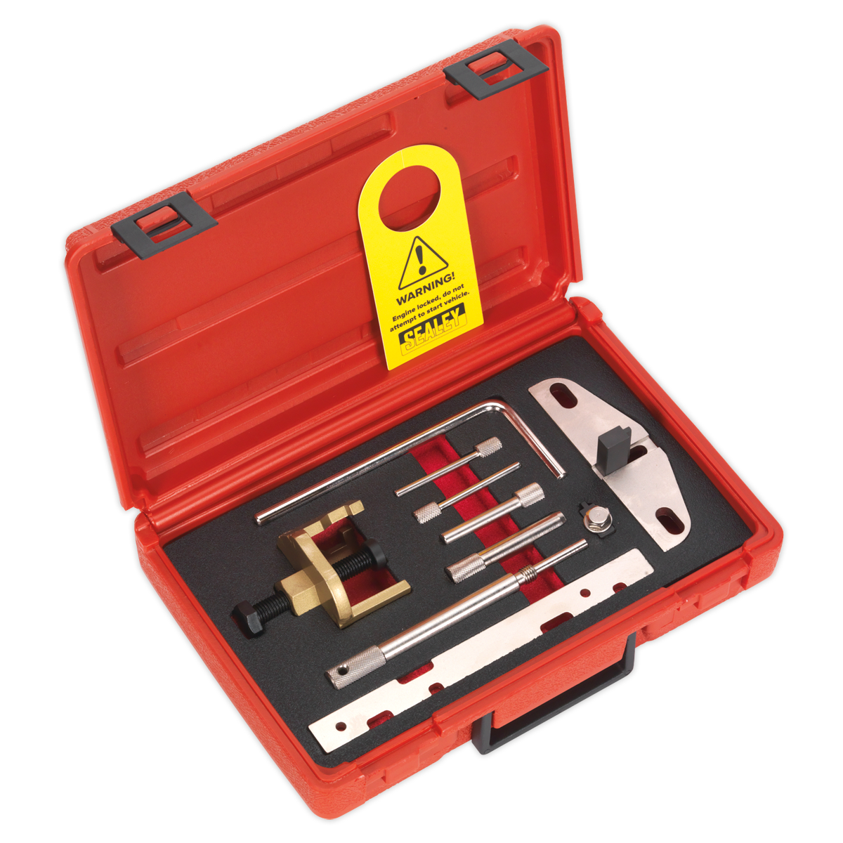 Sealey VSE5941 Diesel Engine Timing Tool Kit - for Ford, Mazda, PSA 1.4, 1.5, 1.6, 1.8, 2.0 TDCi/HDi - Belt Drive