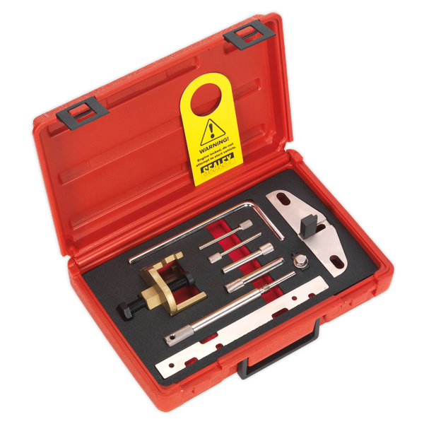 Sealey VSE5941 Diesel Engine Timing Tool Kit - for Ford, Mazda, PSA 1.4, 1.5, 1.6, 1.8, 2.0 TDCi/HDi - Belt Drive
