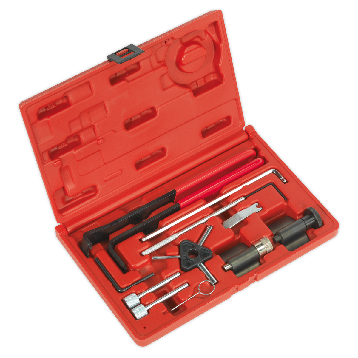 Sealey VSE5951 Diesel Engine Timing Tool Kit - for VAG, Dodge, Ford, Mitsubishi - 1.2D, 1.4D, 1.6D, 1.9D, 2.0D - Belt Drive