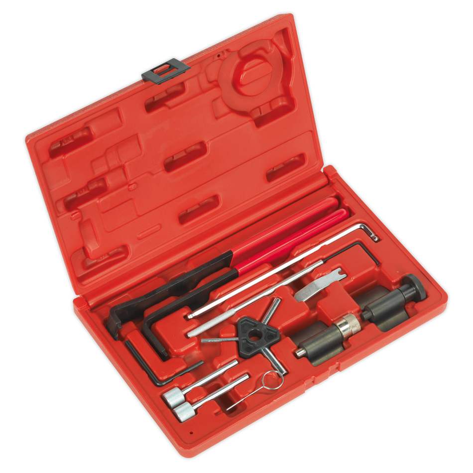 Sealey VSE5951 Diesel Engine Timing Tool Kit - for VAG, Dodge, Ford, Mitsubishi - 1.2D, 1.4D, 1.6D, 1.9D, 2.0D - Belt Drive