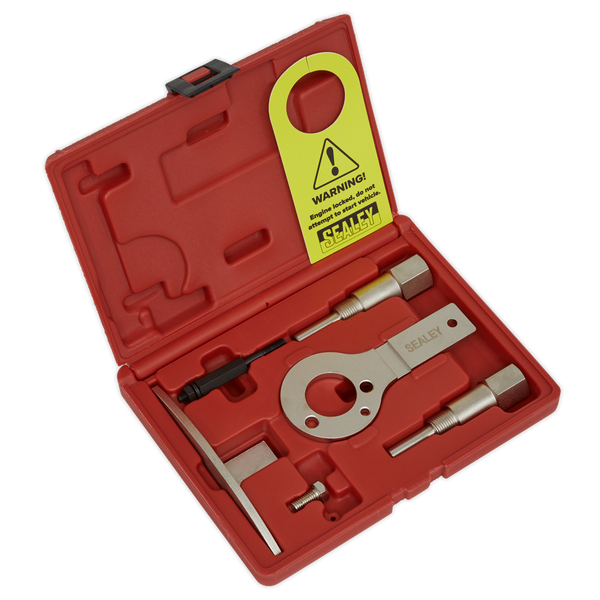 Sealey VSE5961 Diesel Engine Timing Tool Kit - for Alfa Romeo, Fiat, Lancia - 1.6D, 1.9D, 2.0D, 2.4D - Belt Drive