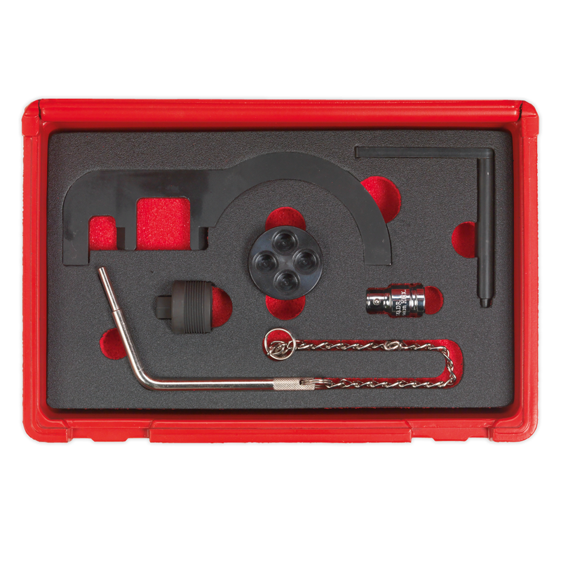 Sealey VSE6121A Diesel Engine Timing Tool Kit - for BMW, BMW Mini 1.5D, 1.6D, 2.0D, 3.0D - Chain Drive