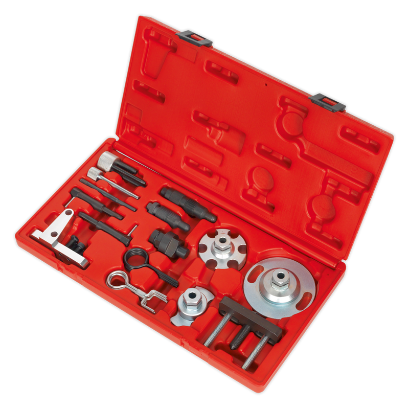 Sealey VSE6181 Diesel Engine Timing Tool & HP Pump Removal Kit - for VAG 2.7D, 3.0D, 4.0D, 4.2D TDi - Chain Drive