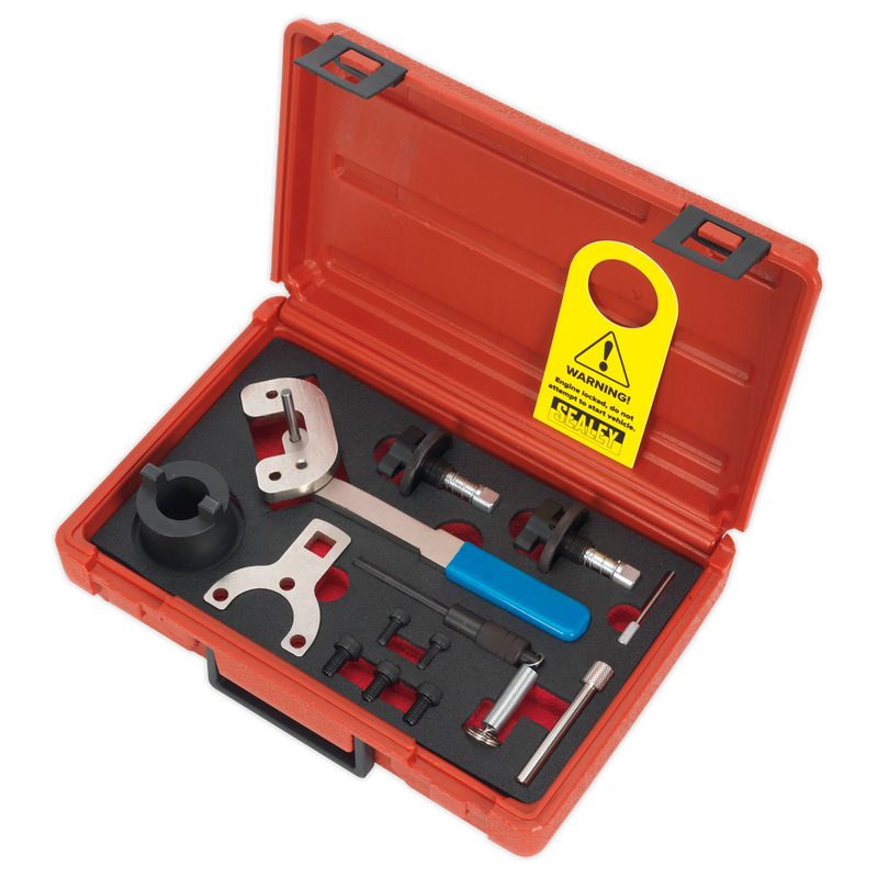 Sealey VSE6191 Diesel Engine Timing Tool Kit - for Alfa Romeo, Ford, PSA, Suzuki, GM 1.3D 16v - Chain Drive