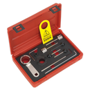Sealey VSE6281 Timing Tool Kit - for VAG 1.4D, 1.6D, 2.0D Common Rail - Belt Drive