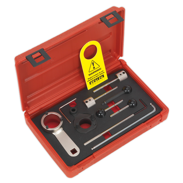 Sealey VSE6281 Timing Tool Kit - for VAG 1.4D, 1.6D, 2.0D Common Rail - Belt Drive