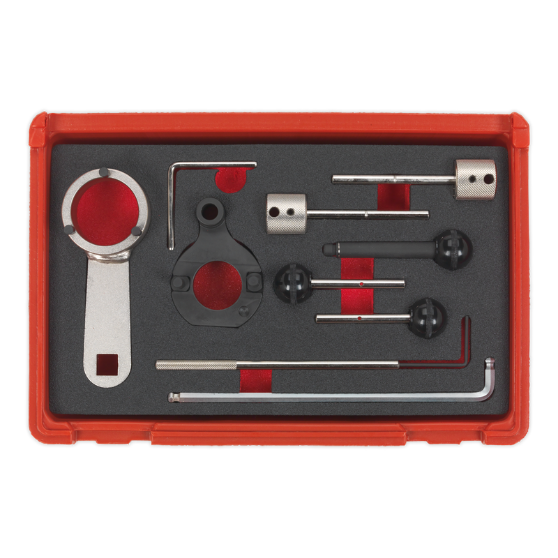 Sealey VSE6281 Timing Tool Kit - for VAG 1.4D, 1.6D, 2.0D Common Rail - Belt Drive