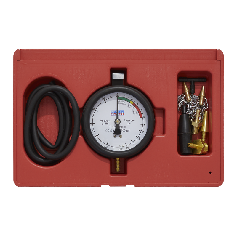 Sealey VSE953 Catalytic Converter Back Pressure Test Kit