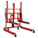 Sealey W508T 500kg Wheel Removal Trolley with Adjustable Width
