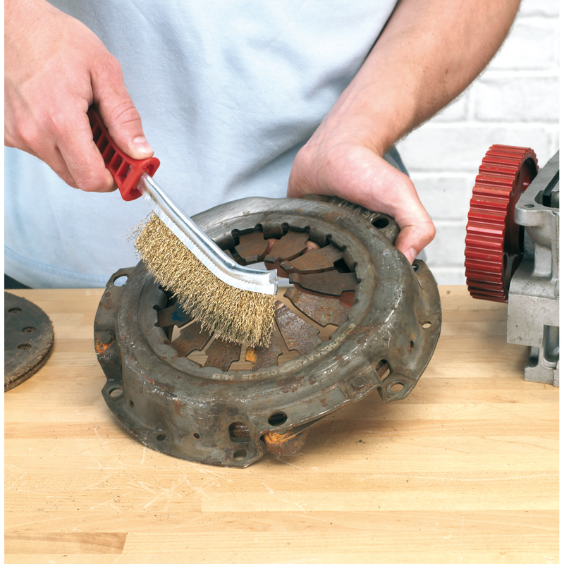 Sealey WB05/R Brassed Steel Wire Brush