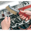 Sealey WB05/R Brassed Steel Wire Brush