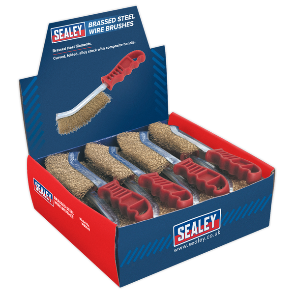 Sealey WB05DB24 General-Purpose Wire Brush - Display Box of 24