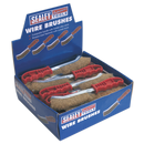 Sealey WB05DB24 General-Purpose Wire Brush - Display Box of 24